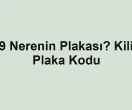 79 Nerenin Plakası? Kilis Plaka Kodu